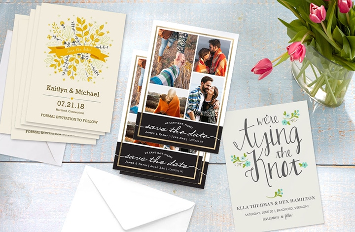 Save The Date - Personalised Cards for your wedding 