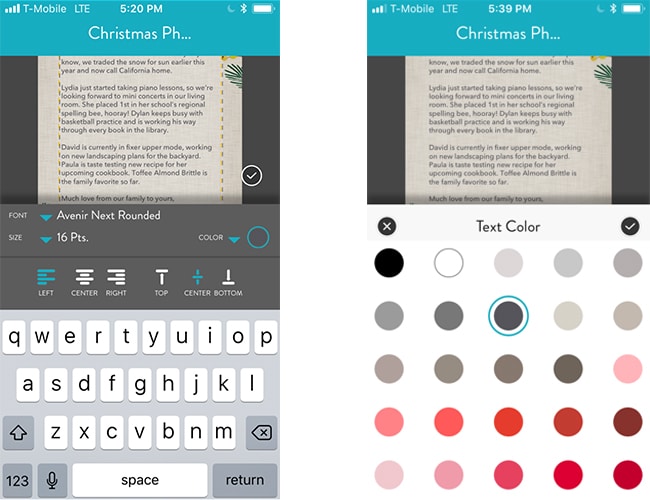 How to Add a Message to Your Personalised Christmas Cards on the Snapfish App