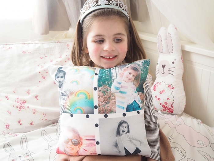 1. Cushion Collage: Pretty Easy 🎨