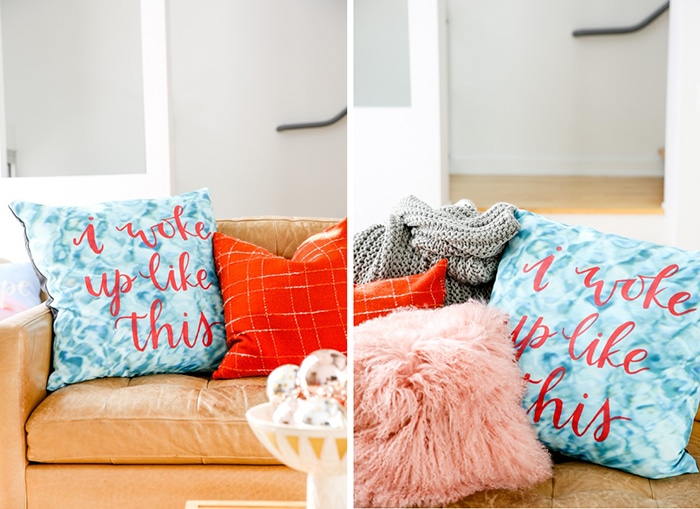 4.  Hand-Lettered Cushions: Pretty Crafty 🎨🎨🎨🎨