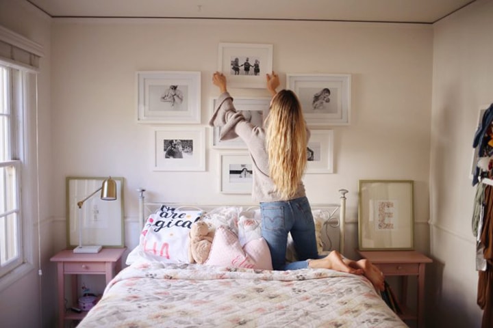 Spruce up your bedroom this Spring with Personalised Home Decor by Bri Dietz
