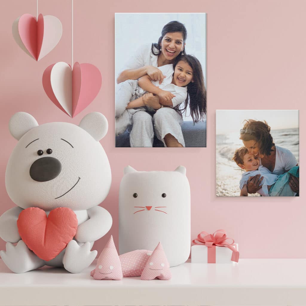 Slim Canvas, printed with your photos using Snapfish easy to use design tools