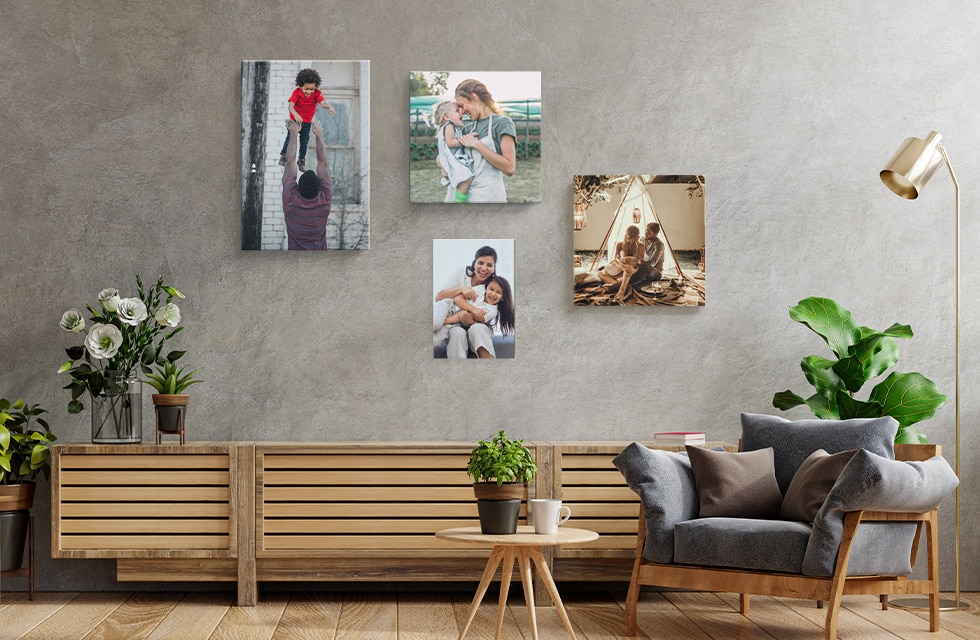 10 Beautiful Canvas Print Styles Perfect For Home + Gifts, printed with your photos using Snapfish easy to use design tools