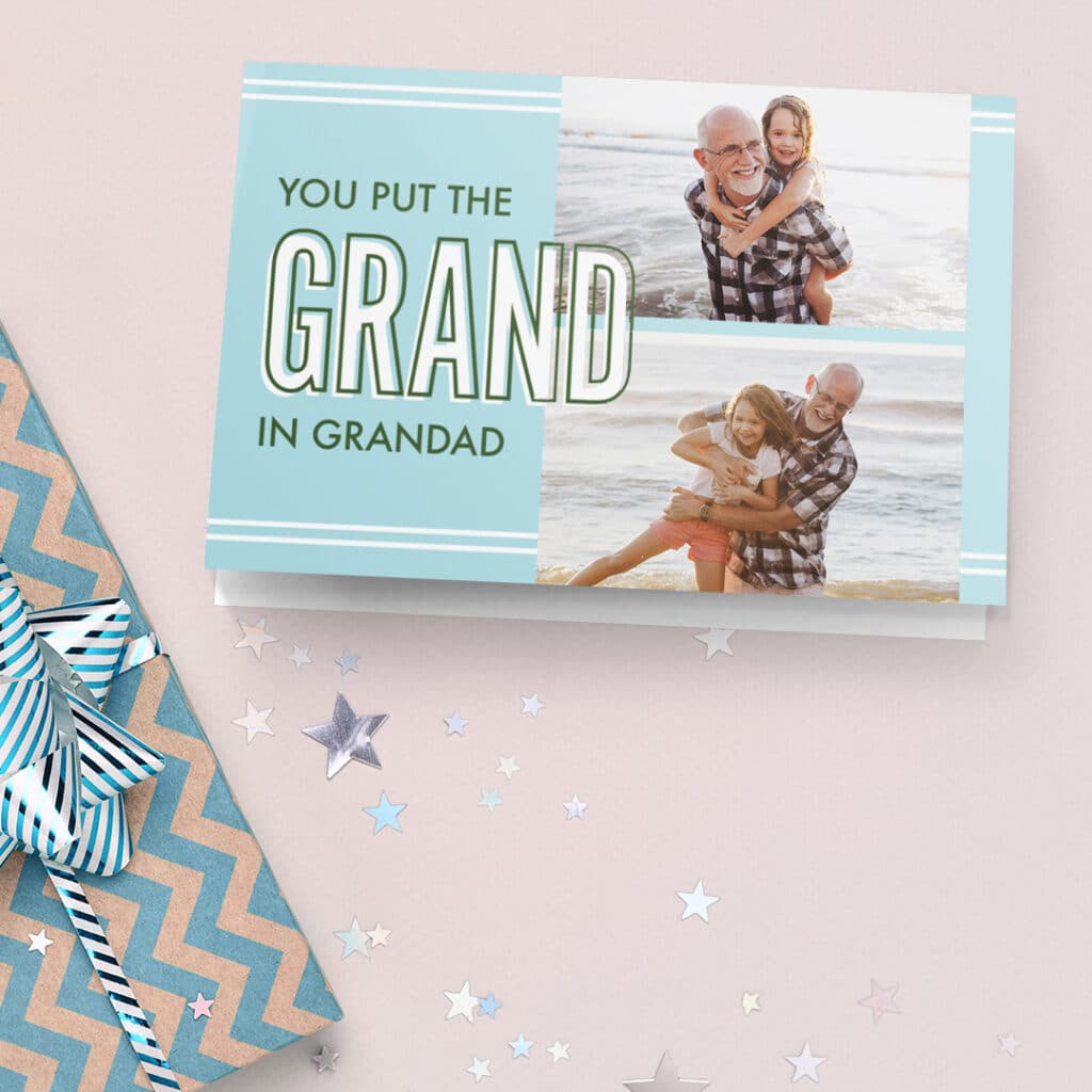 Create unique and cost effective Father's Day cards using photos in minutes with Snapfish