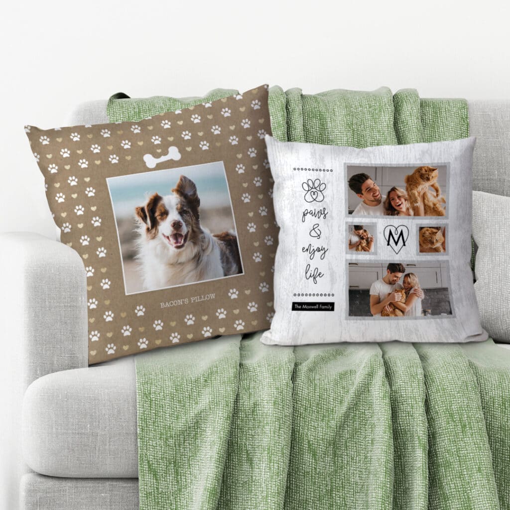 Celebrate Pets On National Pet Day With Custom Pet Cushions Made On snapfish.uk.com 