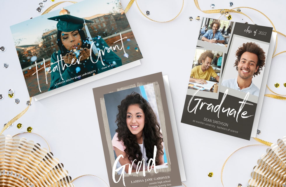 Congratulate & Celebrate Their Graduation With New Grad Card Designs