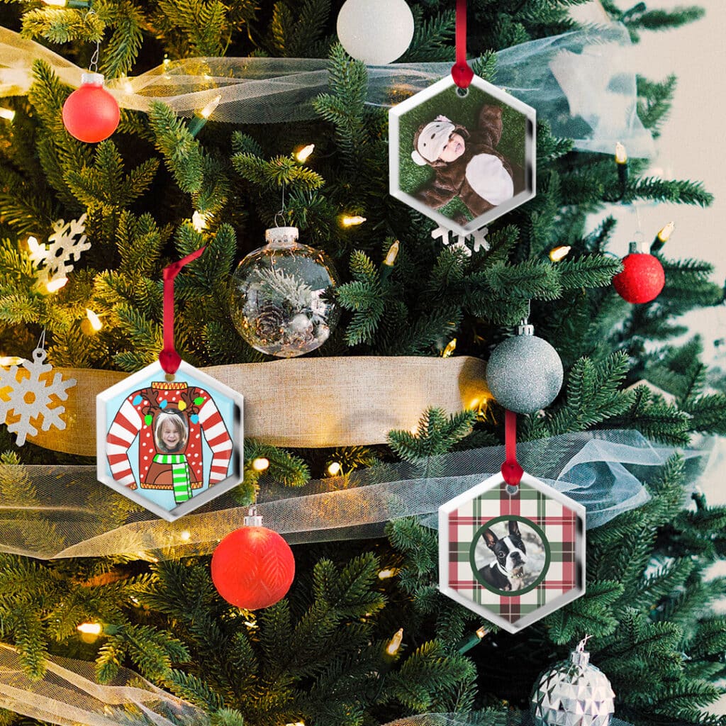 Take Your Christmas Tree Decor to New Heights With the Gorgeous Hexagon Glass Ornament