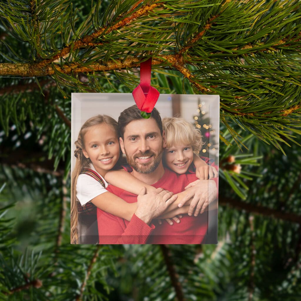 Take a Look at Our New Magnificent Square Glass Ornament