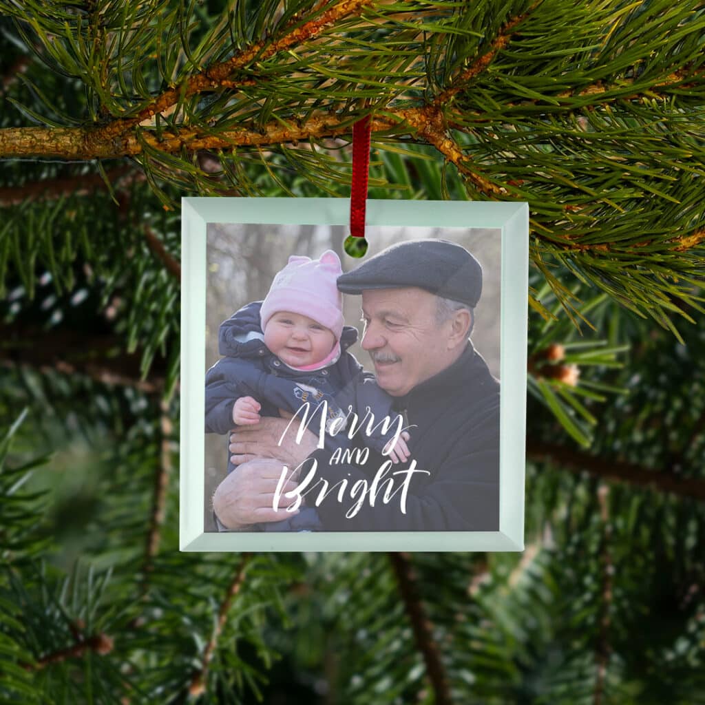 Take a Look at Our New Magnificent Square Glass Ornament