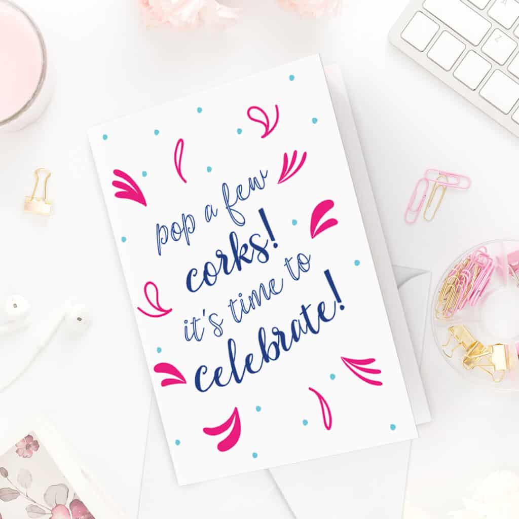 Customise greeting cards with photos