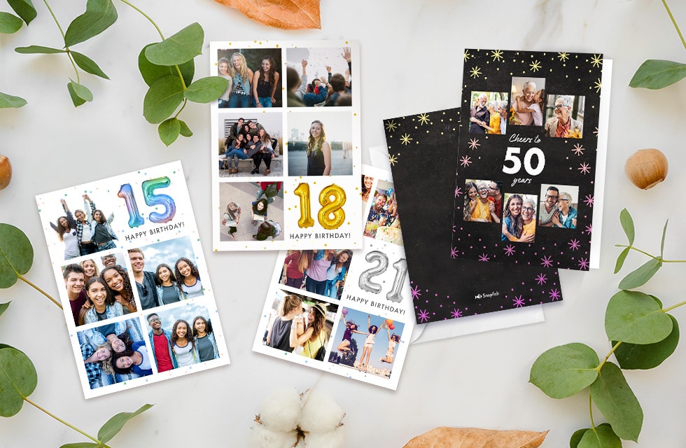 Take a Look at Our Unique & Exciting New Birthday Cards For Milestone Birthdays