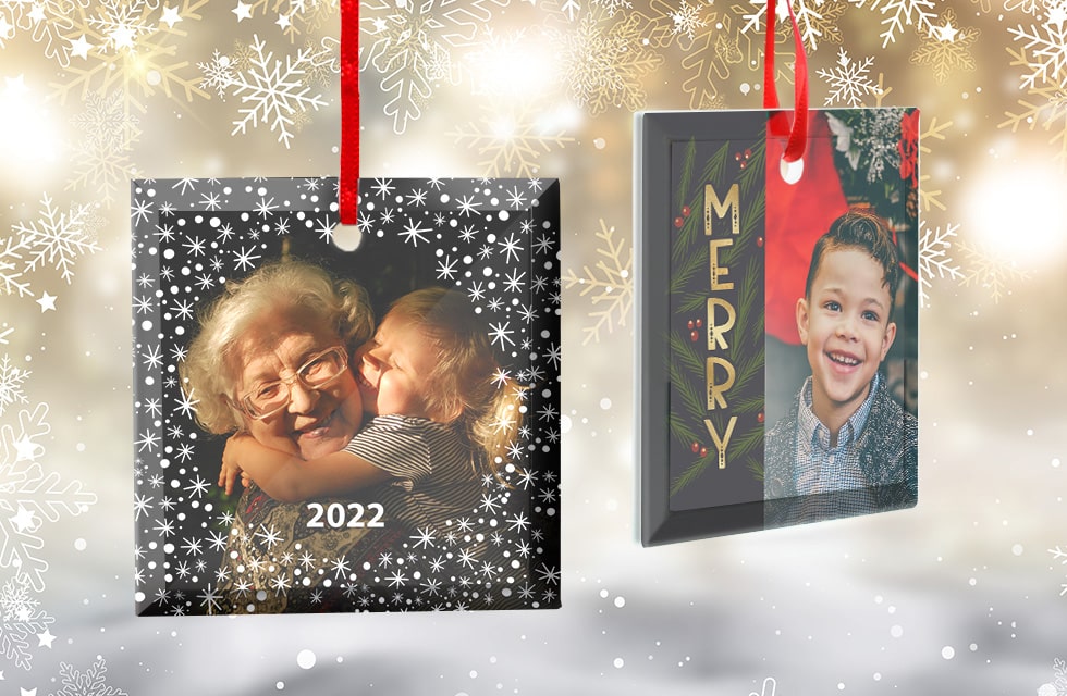 Take a Look at Our New Magnificent Square Glass Ornament