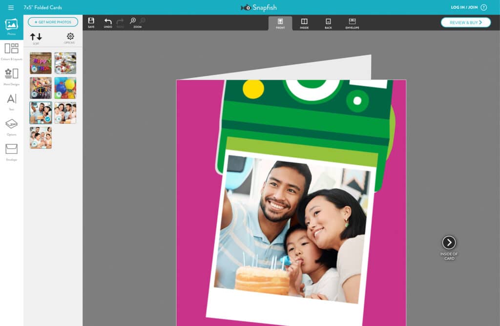 Snapfish + Macmillan are working in partnership to raise vital funds. For every greeting card or flat card set sold, Macmillan receive up to 15p for every card bought.