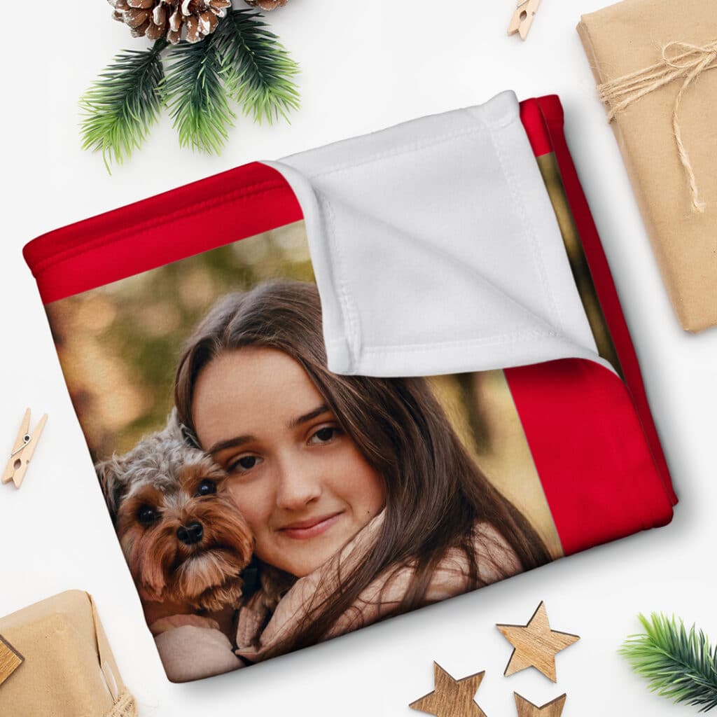Plush Fleece Photo Blanket
