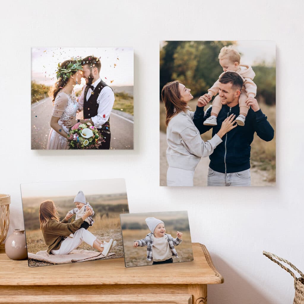 Create unique wall art with Snapfish - from canvas prints to acrylics prints, wood panels and poster prints.