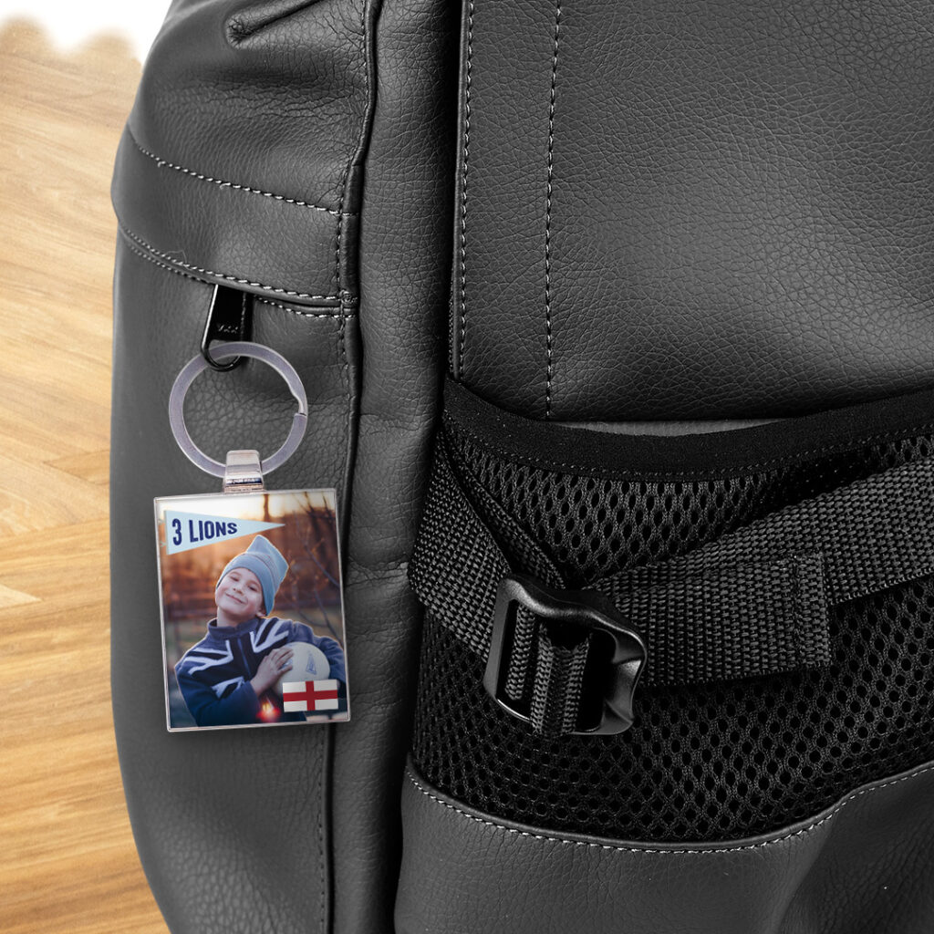 Rectangle Metal Keyring