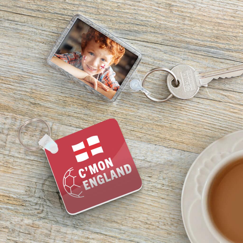 Acrylic Magnet, Square Slimline Keyring