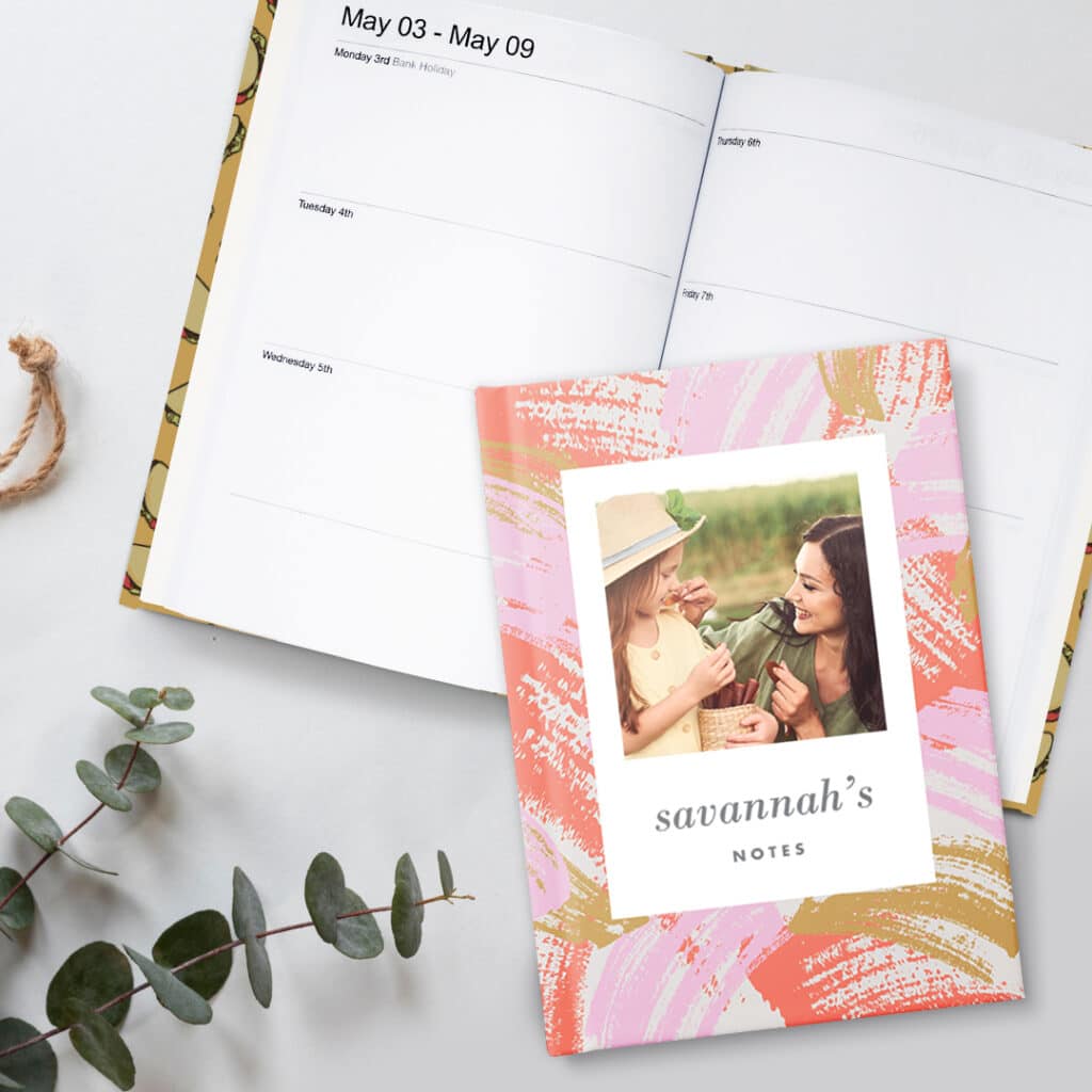 Open personalised Hardback Notebook
