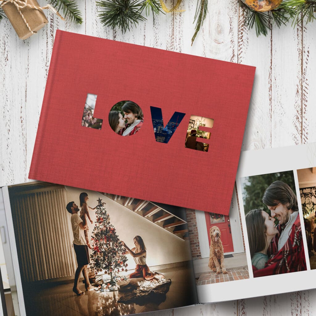 11x8" Landscape LOVE Linen Photo Book