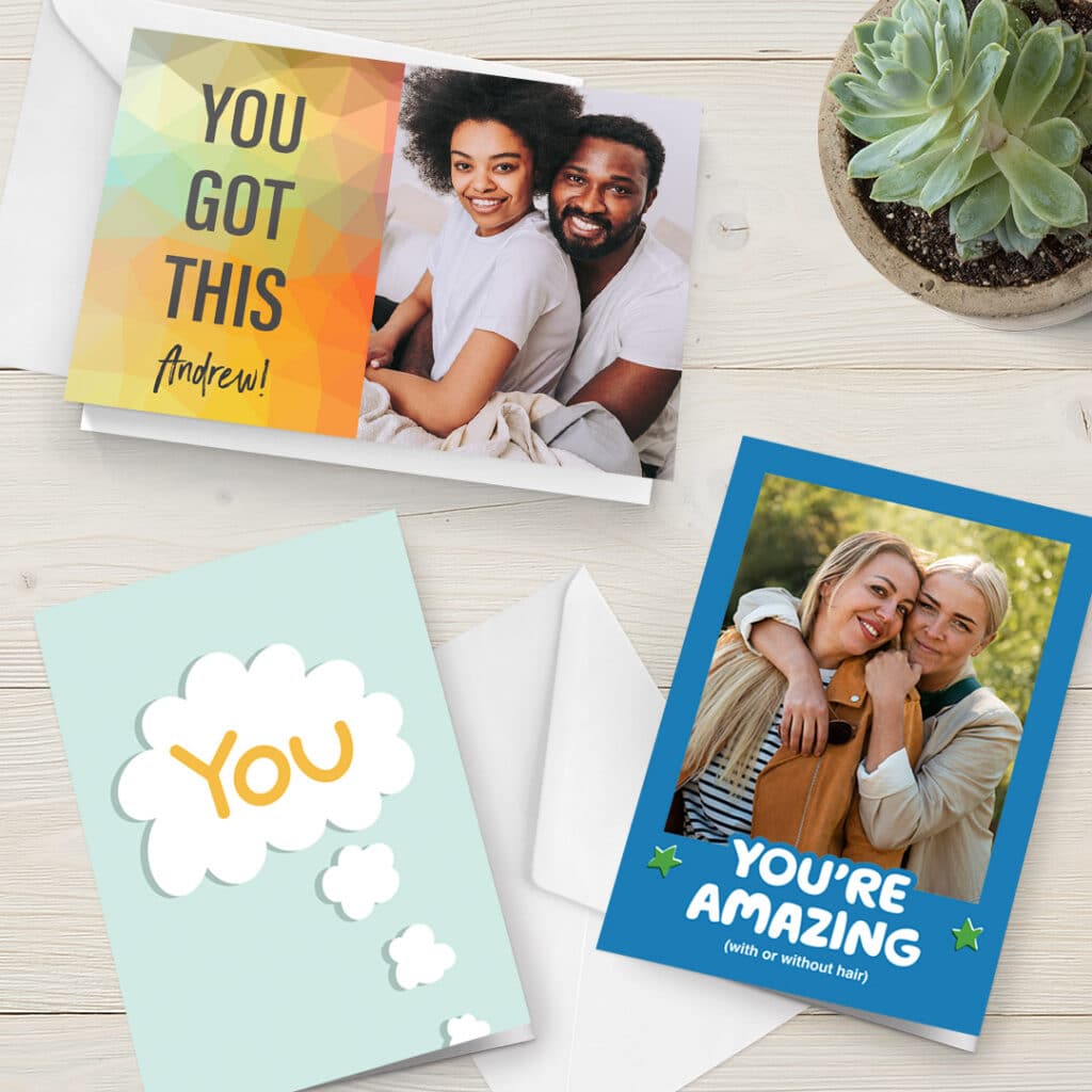 Selection of MacMillan cards laid out on a table