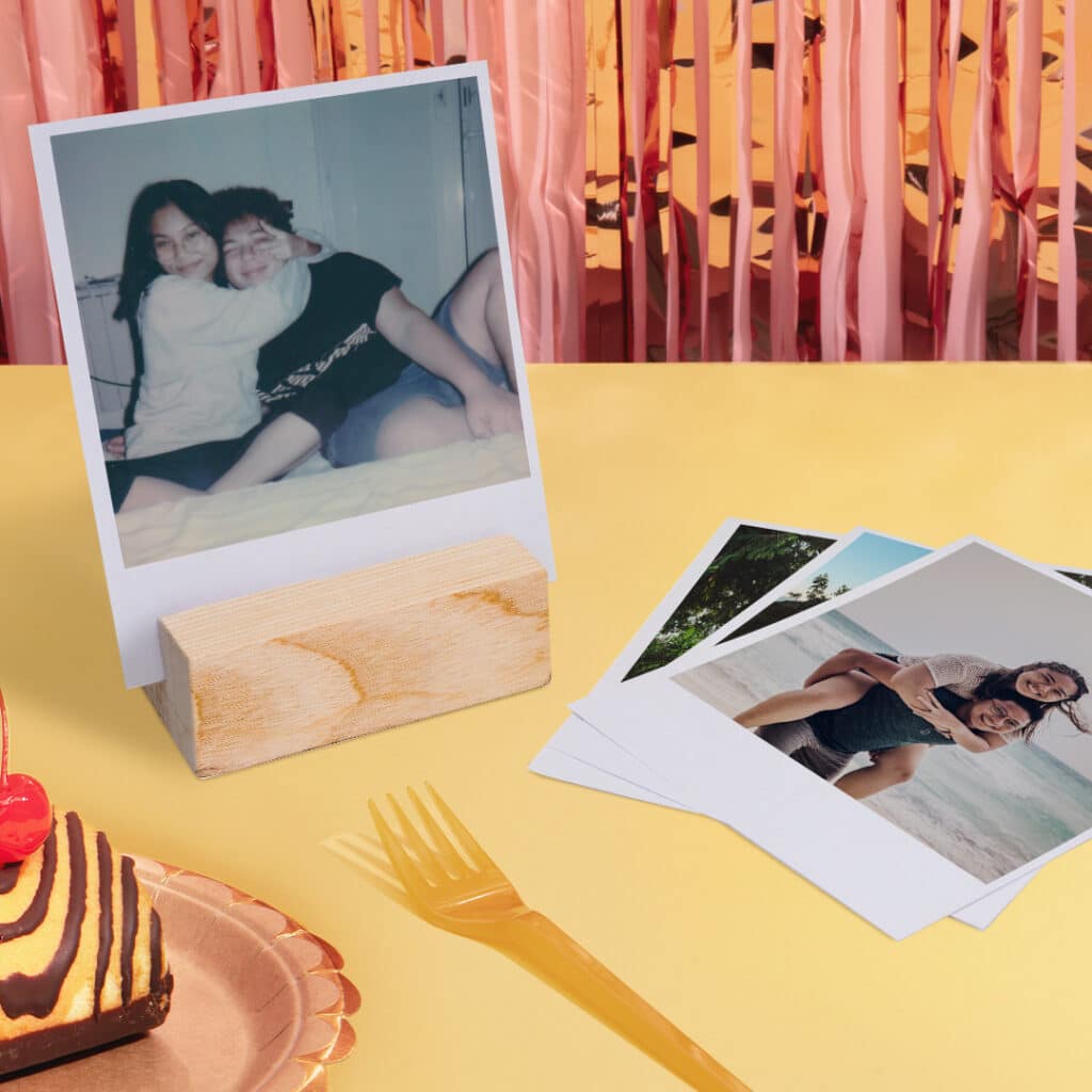 Retro Prints on a desk