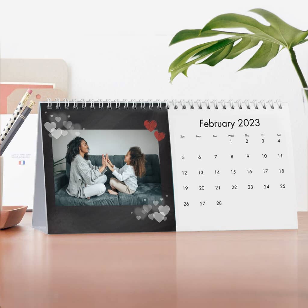 Desk Calendar "Chalkboard Seasons" 